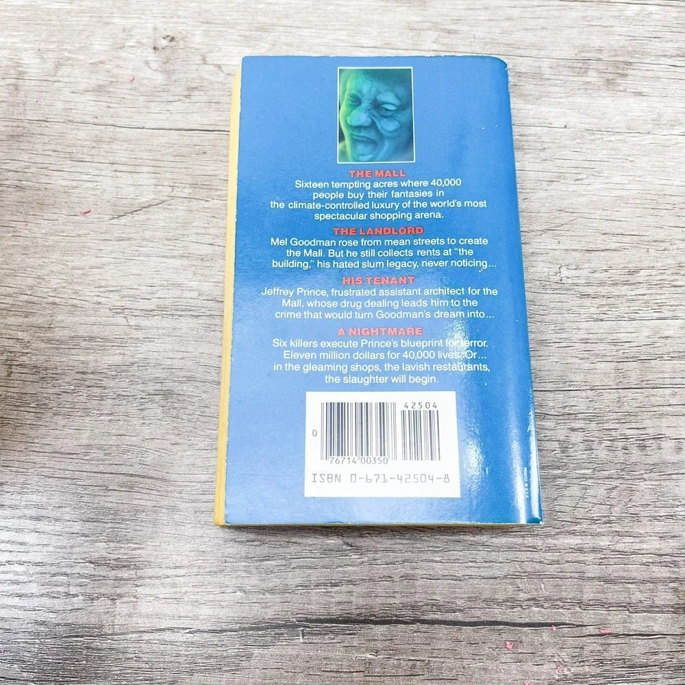 The Mall By Steve Kahn‎ 1983 Vintage Paperback Horror 1980s Mall Slaughter